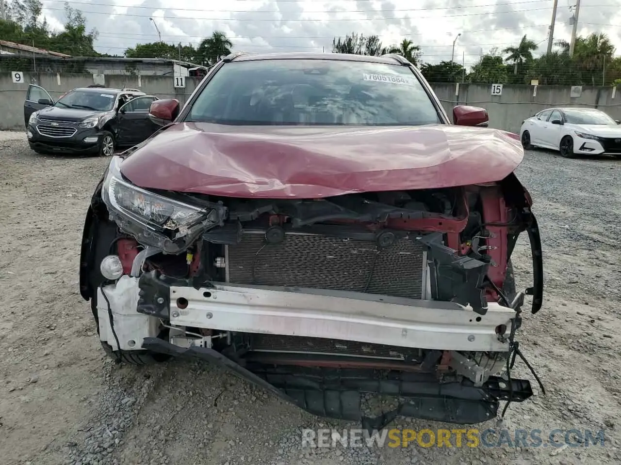 5 Фотография поврежденного автомобиля 2T3C1RFV2MW169004 TOYOTA RAV4 2021
