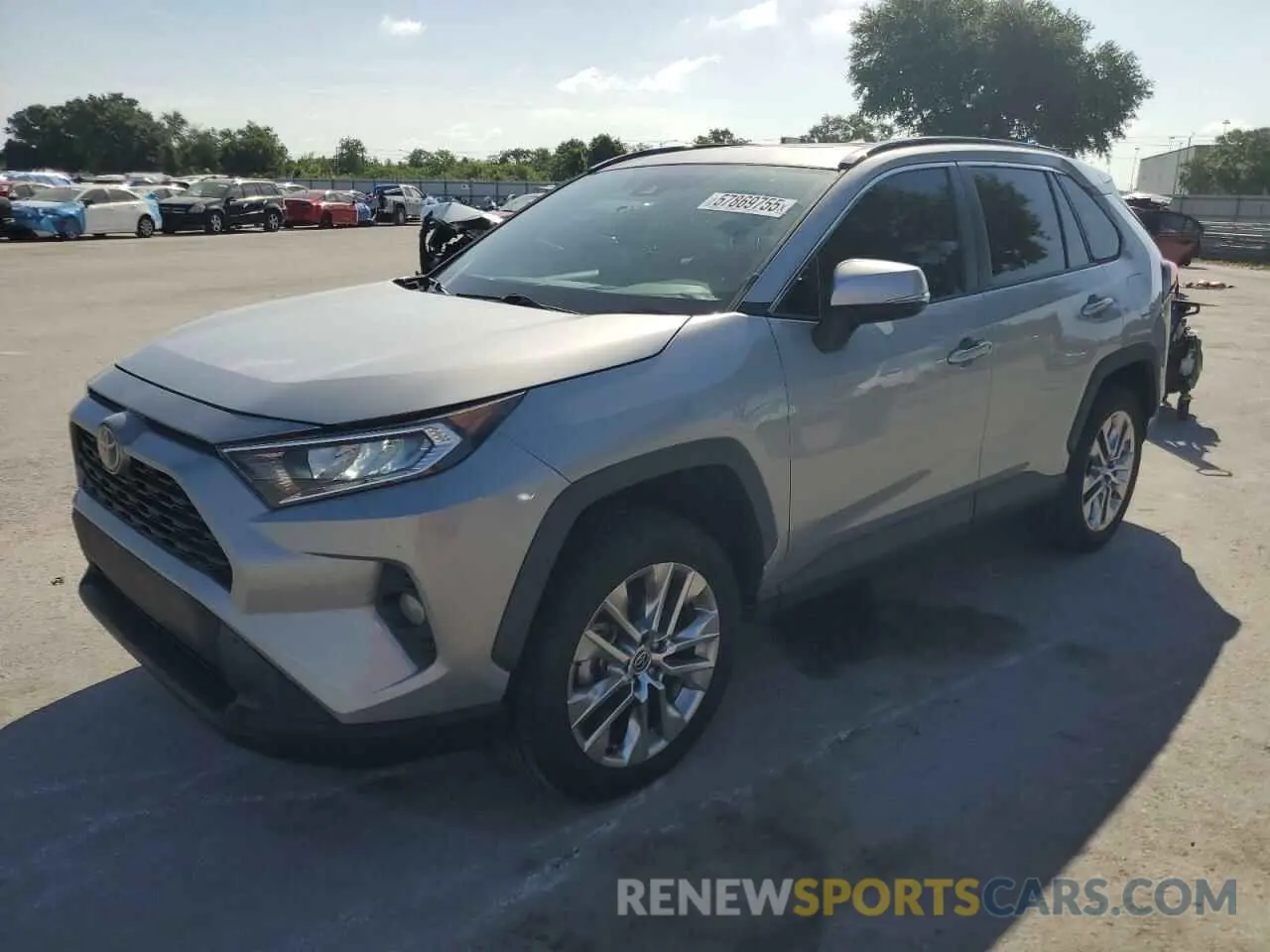 1 Photograph of a damaged car 2T3C1RFV2MW170802 TOYOTA RAV4 2021