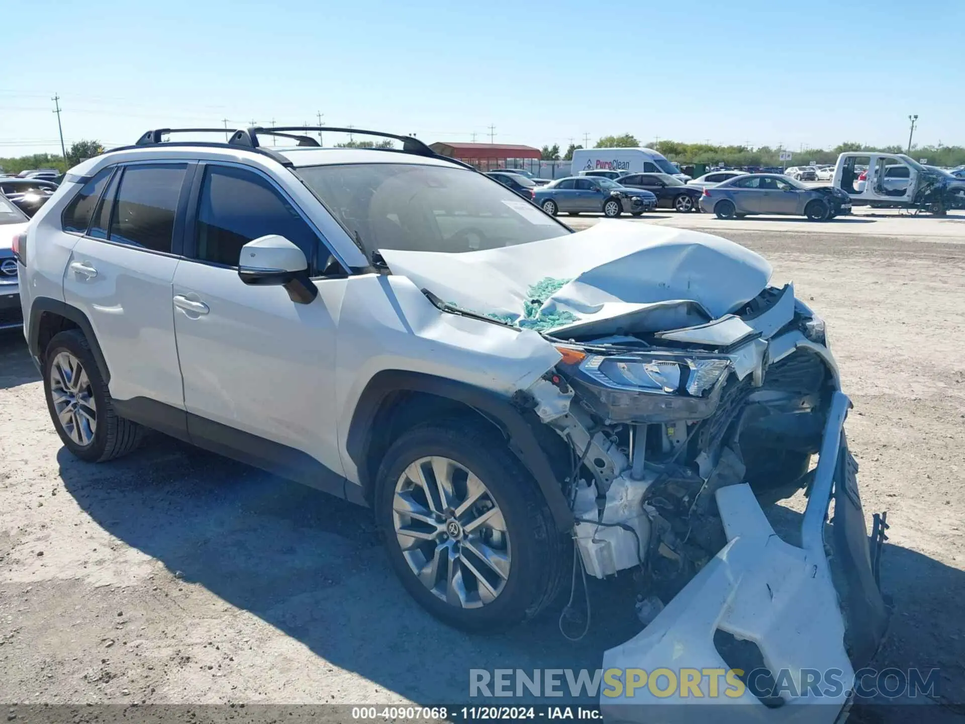 1 Photograph of a damaged car 2T3C1RFV3MW144841 TOYOTA RAV4 2021