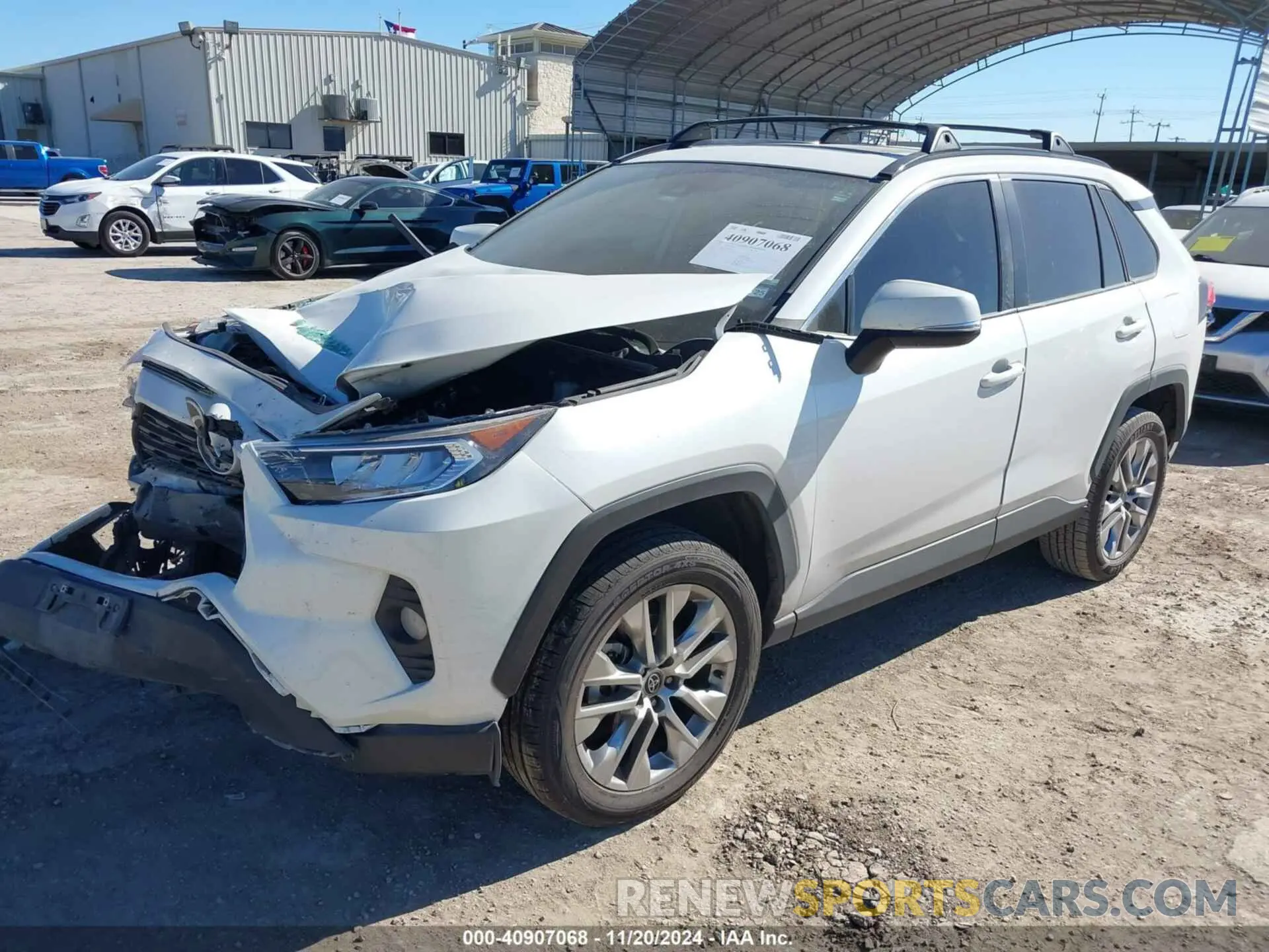 2 Photograph of a damaged car 2T3C1RFV3MW144841 TOYOTA RAV4 2021