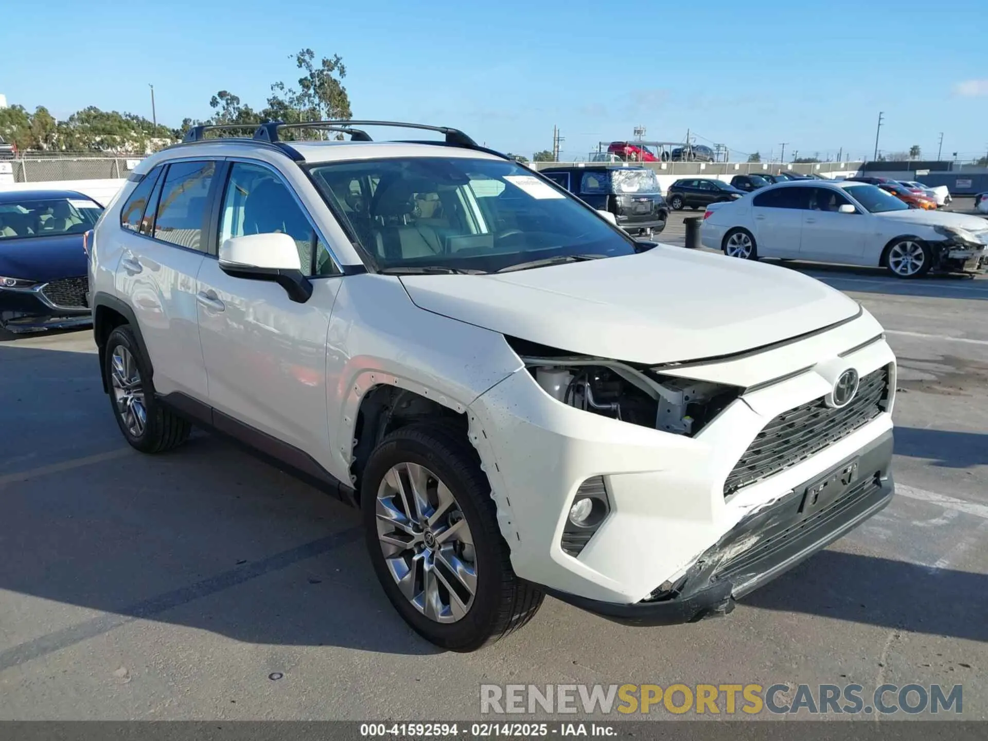 6 Фотография поврежденного автомобиля 2T3C1RFV3MW158285 TOYOTA RAV4 2021