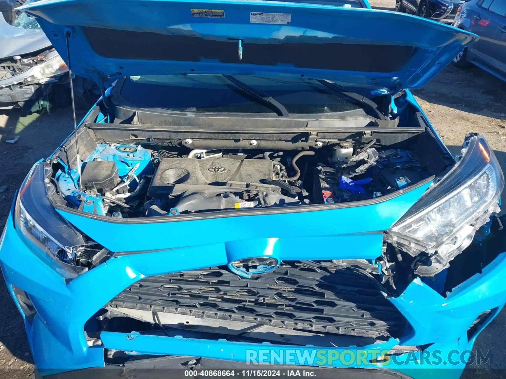 10 Фотография поврежденного автомобиля 2T3C1RFV5MW137146 TOYOTA RAV4 2021