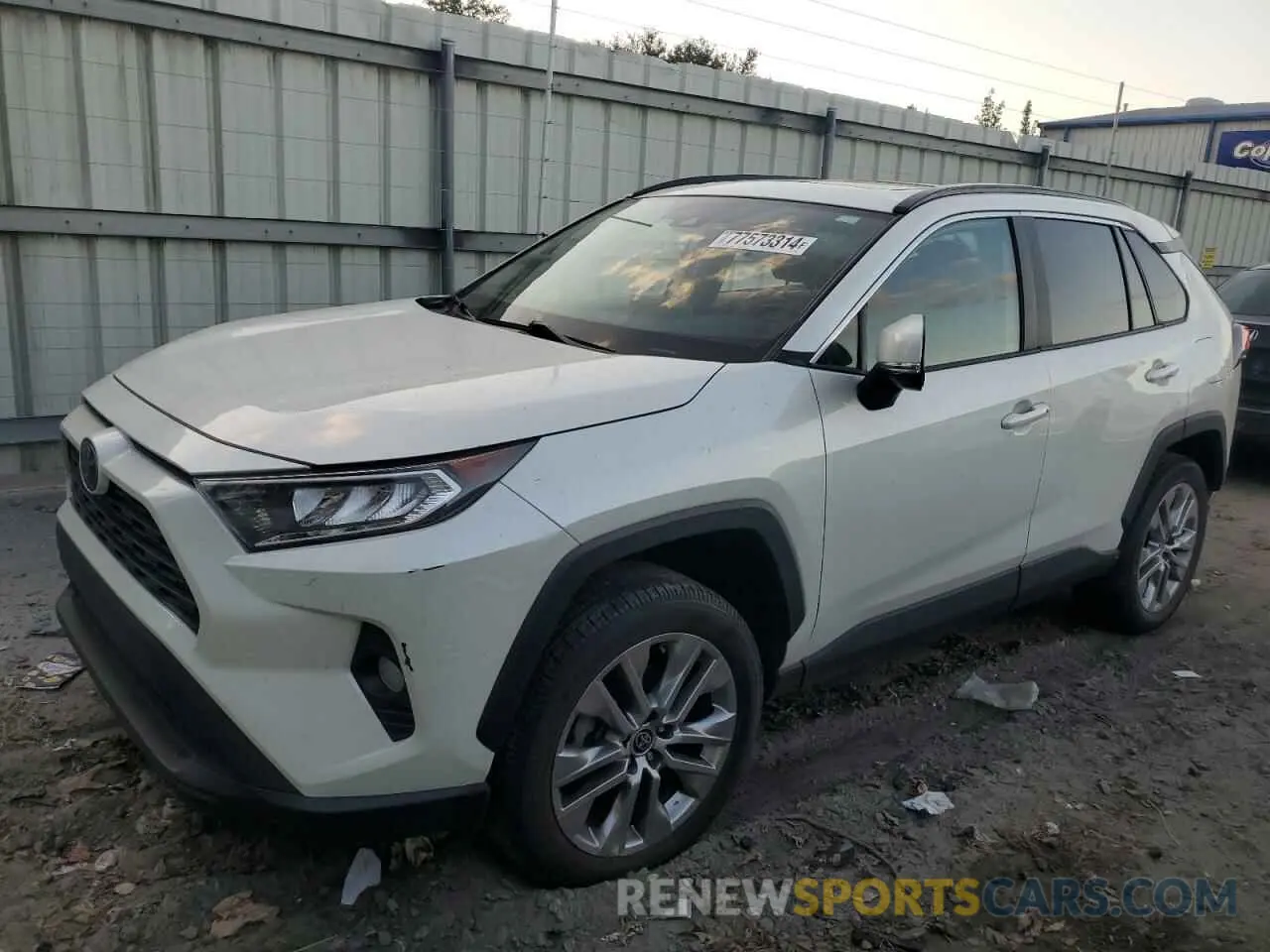 1 Photograph of a damaged car 2T3C1RFV6MW153386 TOYOTA RAV4 2021