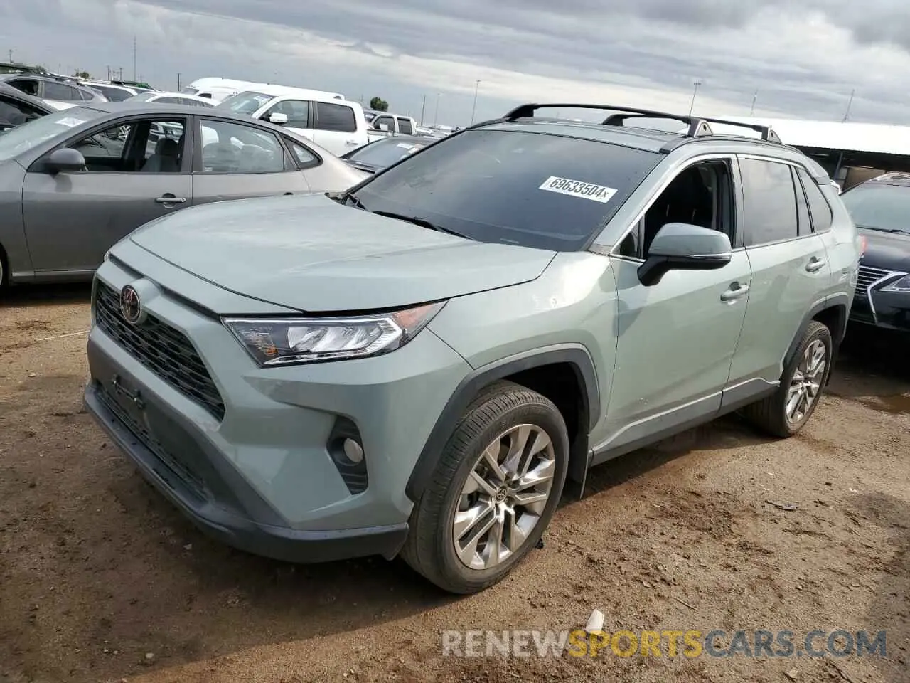 1 Photograph of a damaged car 2T3C1RFV6MW154828 TOYOTA RAV4 2021