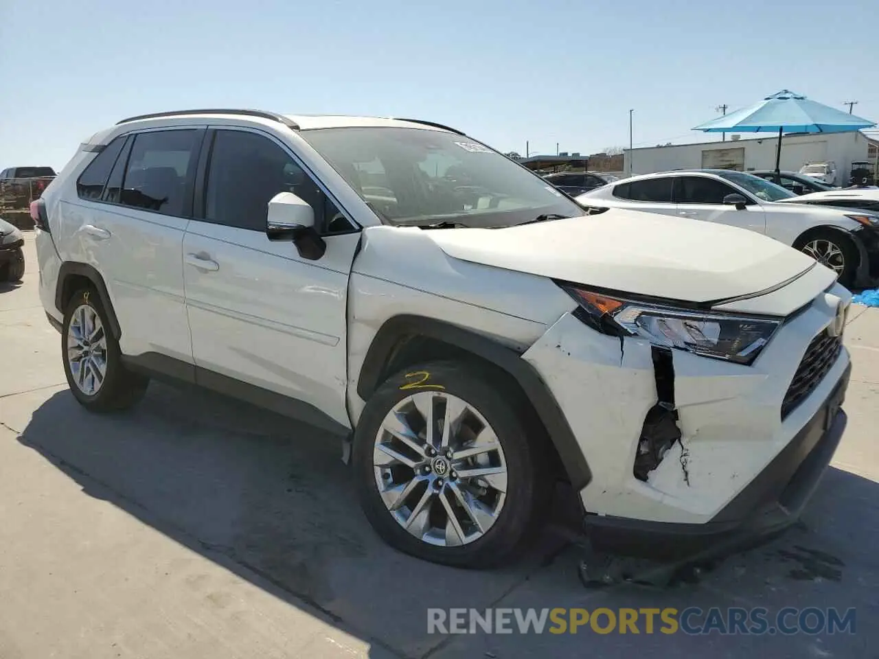 4 Фотография поврежденного автомобиля 2T3C1RFV6MW157423 TOYOTA RAV4 2021