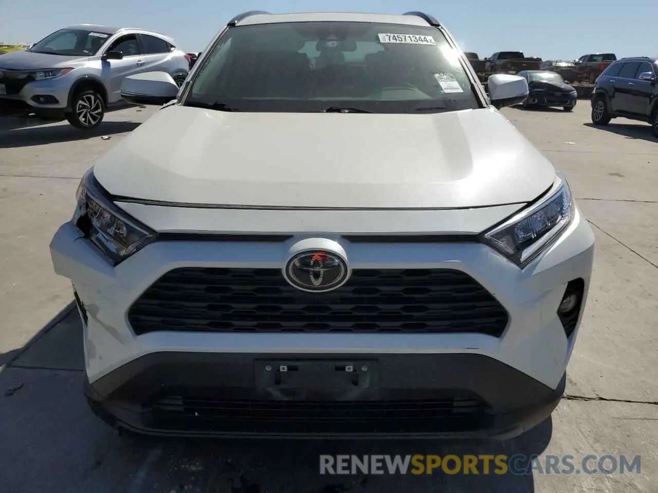5 Фотография поврежденного автомобиля 2T3C1RFV6MW157423 TOYOTA RAV4 2021
