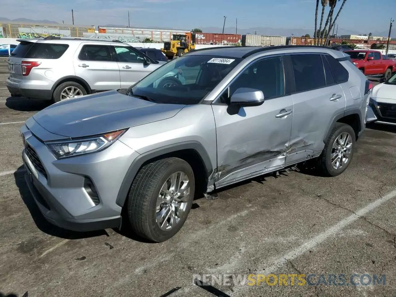 1 Фотография поврежденного автомобиля 2T3C1RFV7MC123430 TOYOTA RAV4 2021