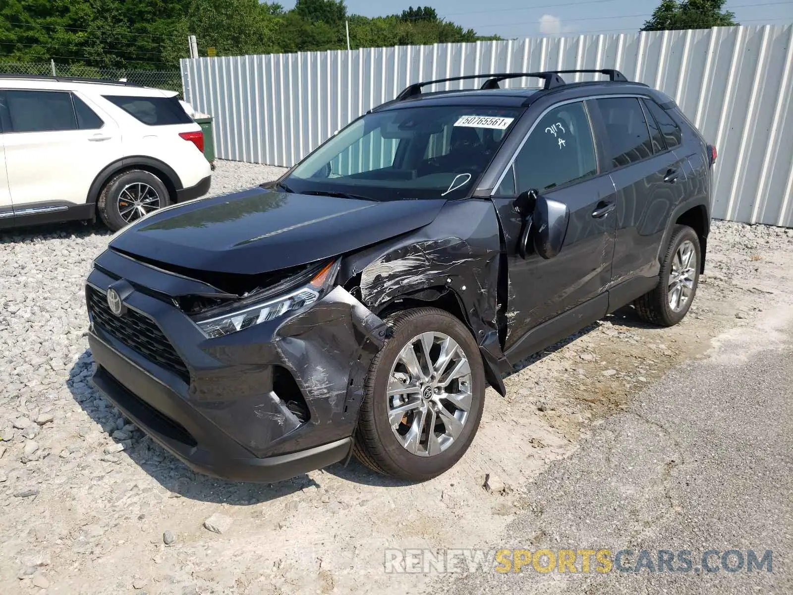 2 Photograph of a damaged car 2T3C1RFV7MC130460 TOYOTA RAV4 2021