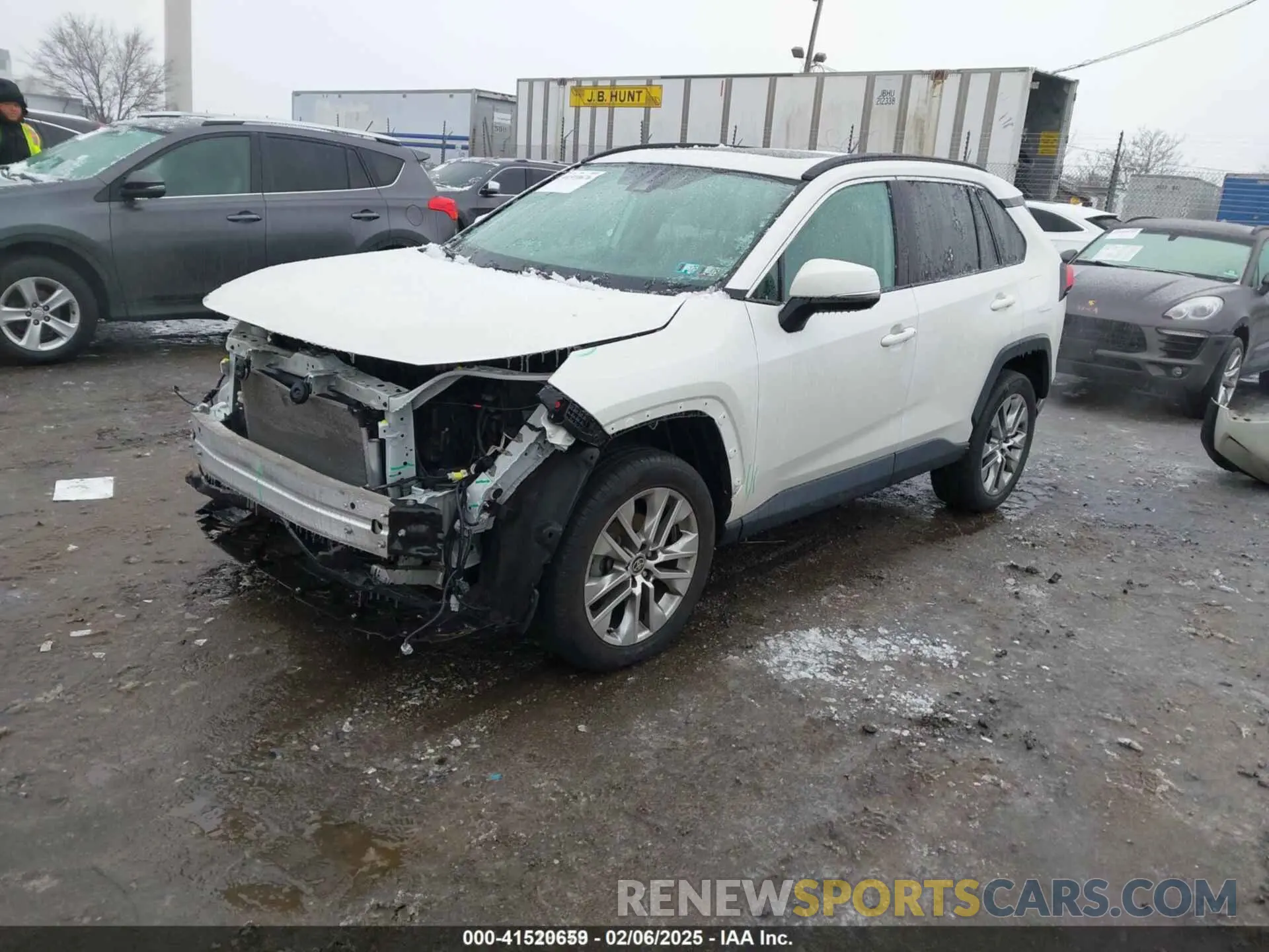 2 Photograph of a damaged car 2T3C1RFV7MW137391 TOYOTA RAV4 2021