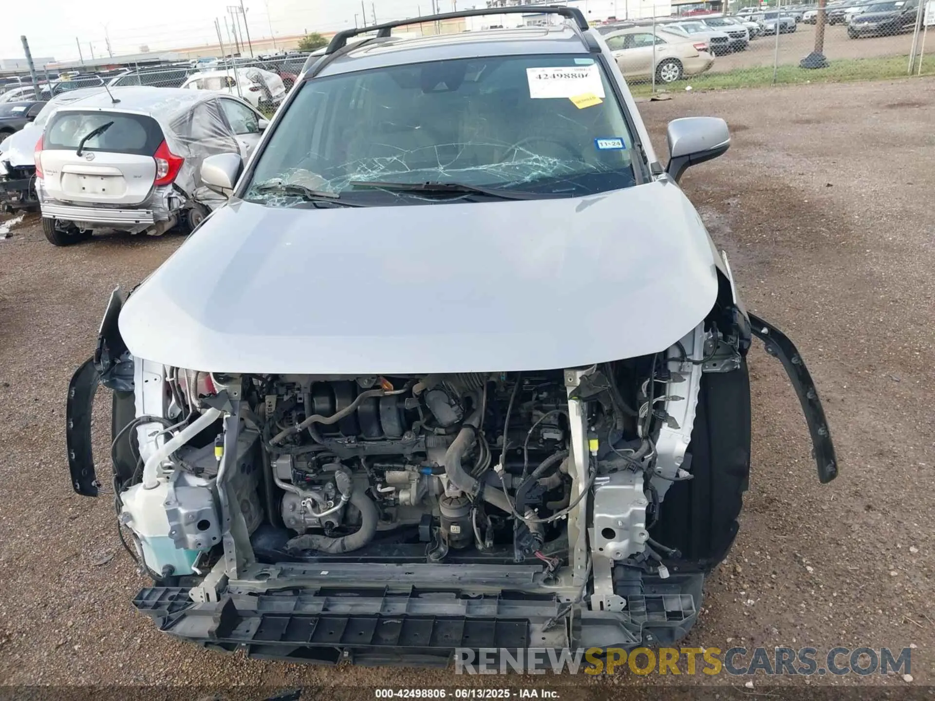 6 Фотография поврежденного автомобиля 2T3C1RFV8MC088736 TOYOTA RAV4 2021