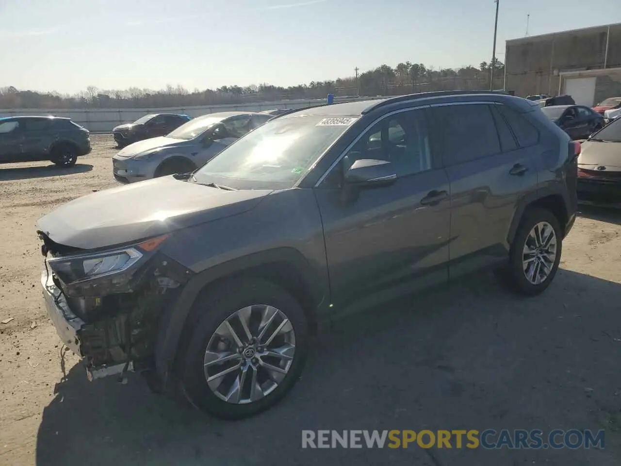 1 Фотография поврежденного автомобиля 2T3C1RFV8MW148173 TOYOTA RAV4 2021