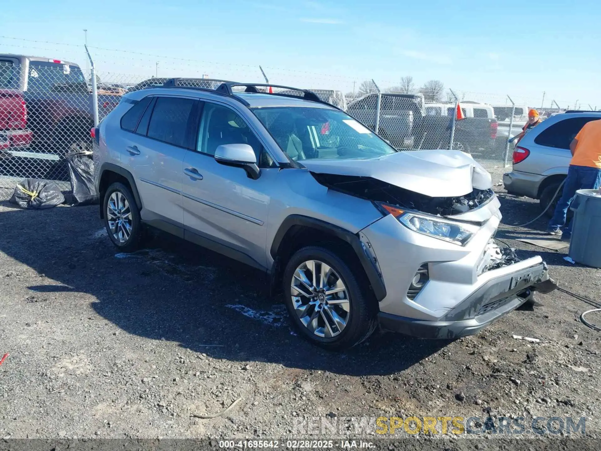 1 Фотография поврежденного автомобиля 2T3C1RFVXMC148497 TOYOTA RAV4 2021