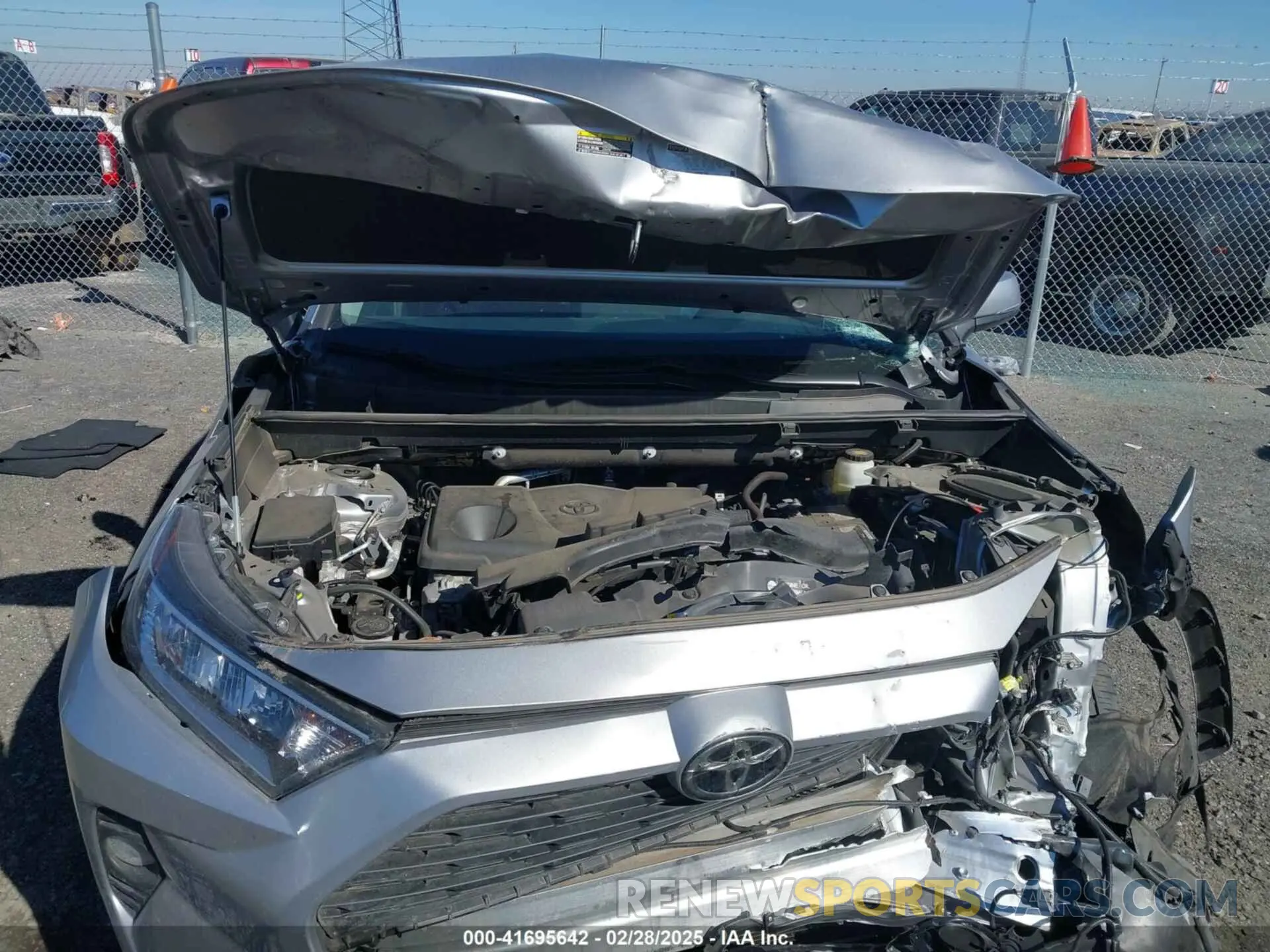 10 Фотография поврежденного автомобиля 2T3C1RFVXMC148497 TOYOTA RAV4 2021