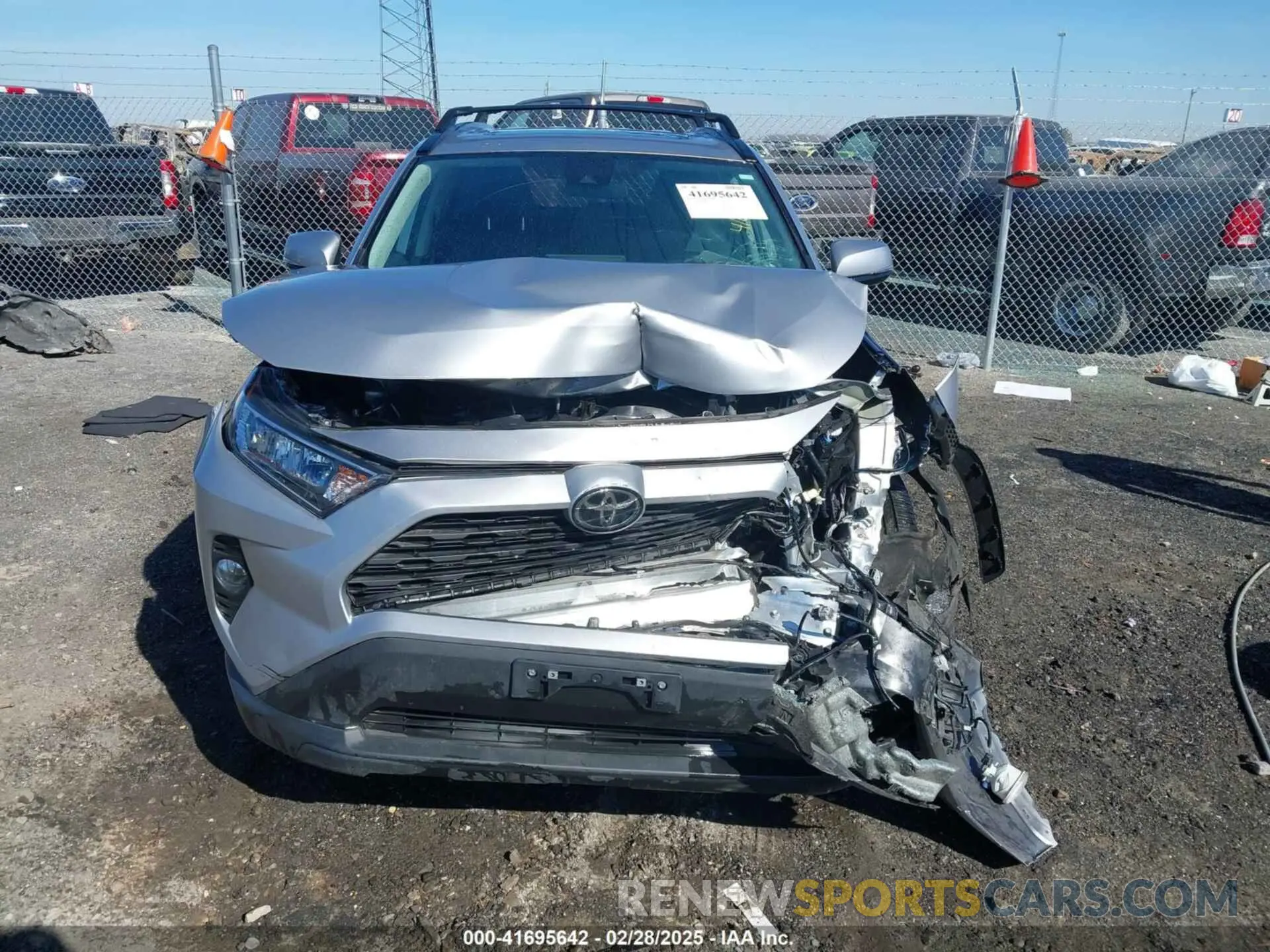 12 Фотография поврежденного автомобиля 2T3C1RFVXMC148497 TOYOTA RAV4 2021
