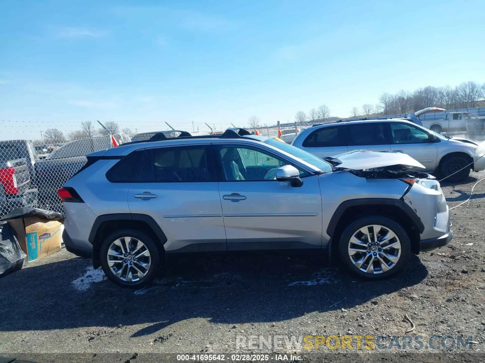 13 Фотография поврежденного автомобиля 2T3C1RFVXMC148497 TOYOTA RAV4 2021