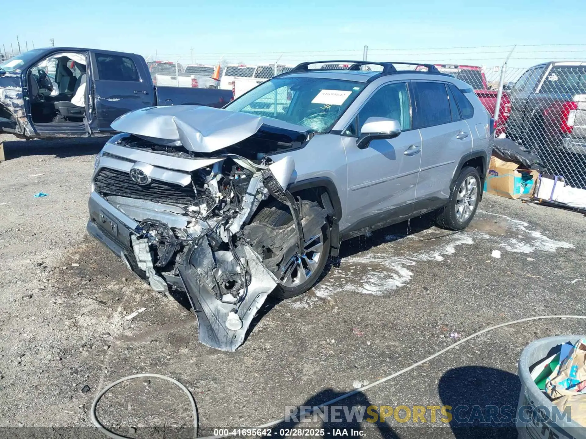 2 Фотография поврежденного автомобиля 2T3C1RFVXMC148497 TOYOTA RAV4 2021