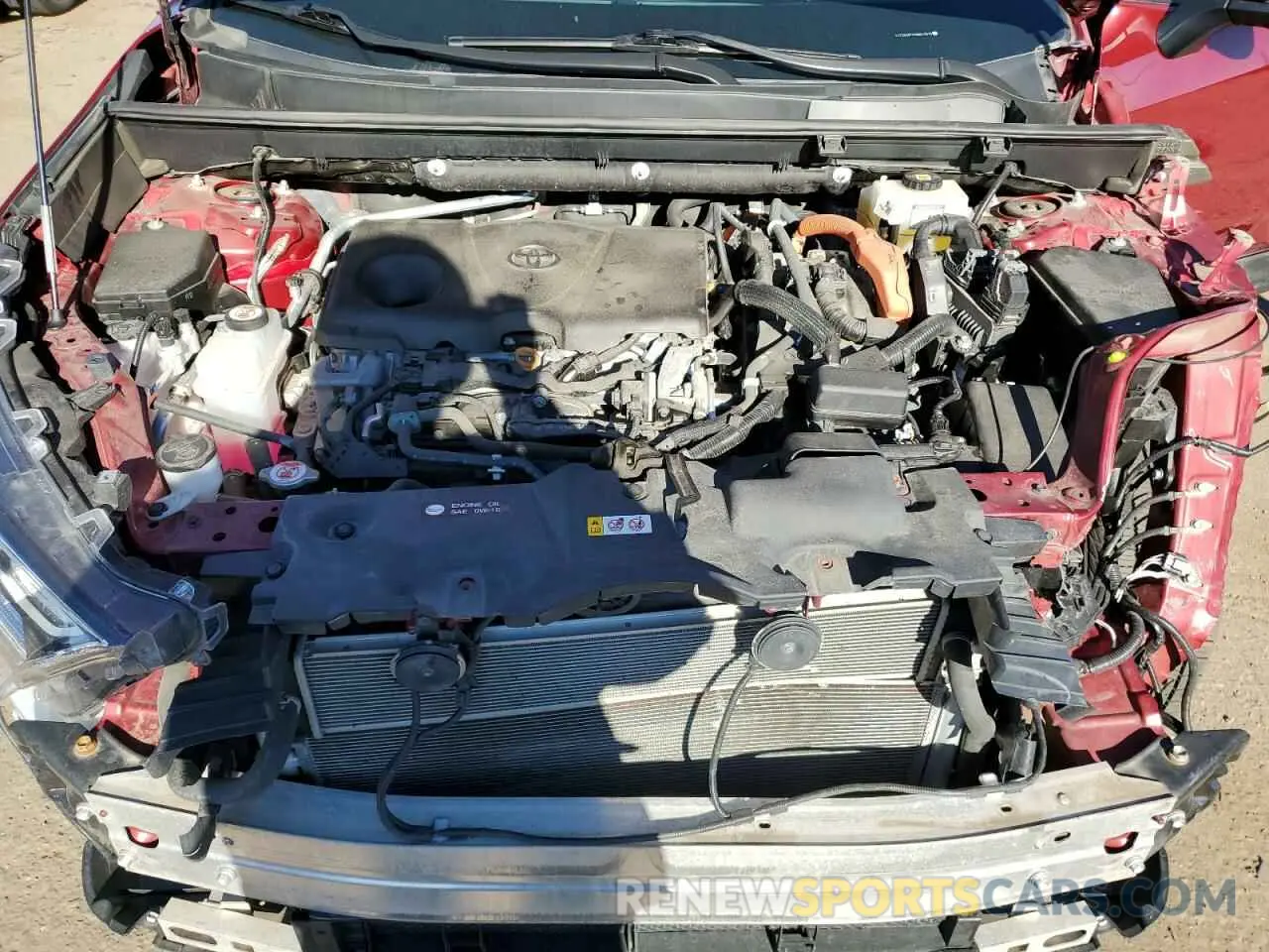 11 Фотография поврежденного автомобиля 2T3D6RFV4MW010815 TOYOTA RAV4 2021