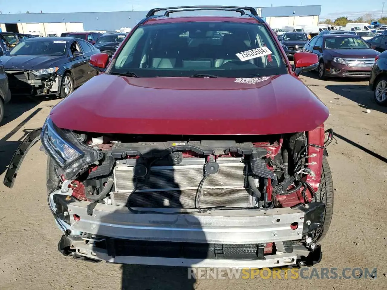 5 Фотография поврежденного автомобиля 2T3D6RFV4MW010815 TOYOTA RAV4 2021