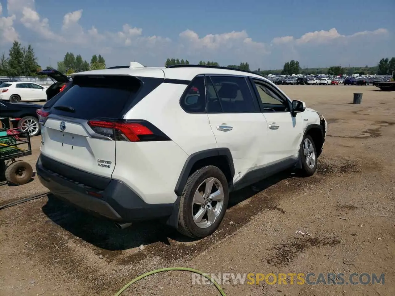 3 Фотография поврежденного автомобиля 2T3DWRFV9MW118959 TOYOTA RAV4 2021