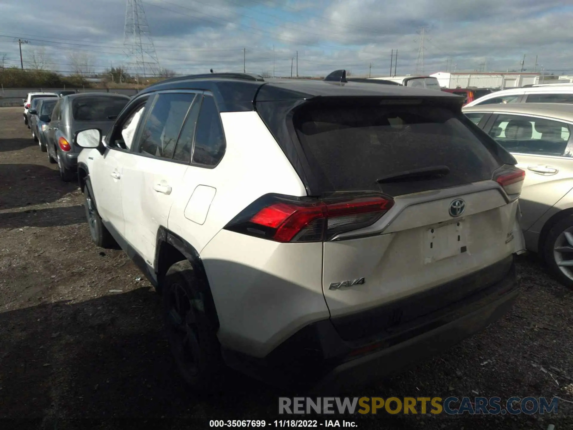 3 Photograph of a damaged car 2T3E6RFV1MW025017 TOYOTA RAV4 2021