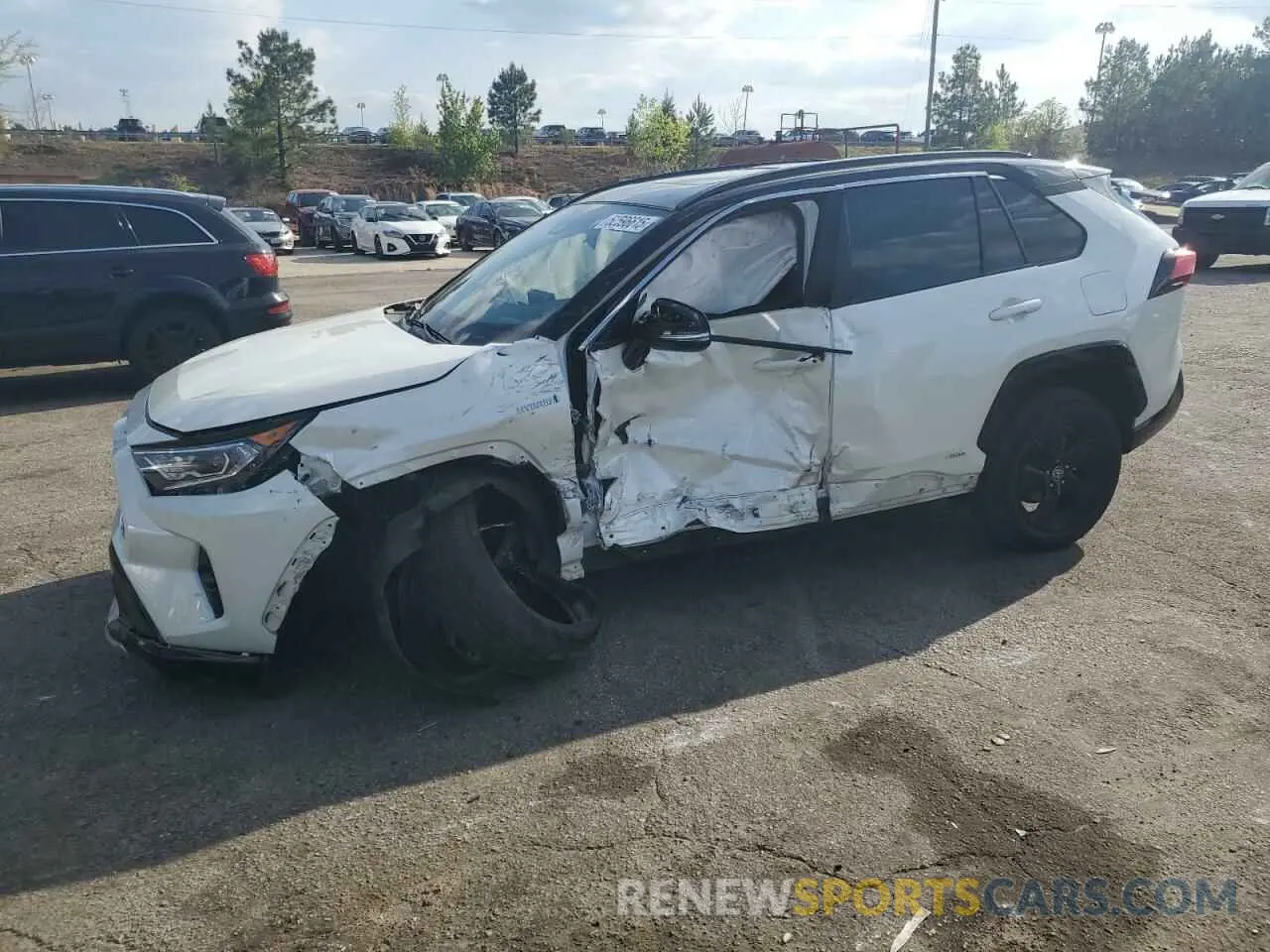 1 Фотография поврежденного автомобиля 2T3E6RFV1MW028094 TOYOTA RAV4 2021