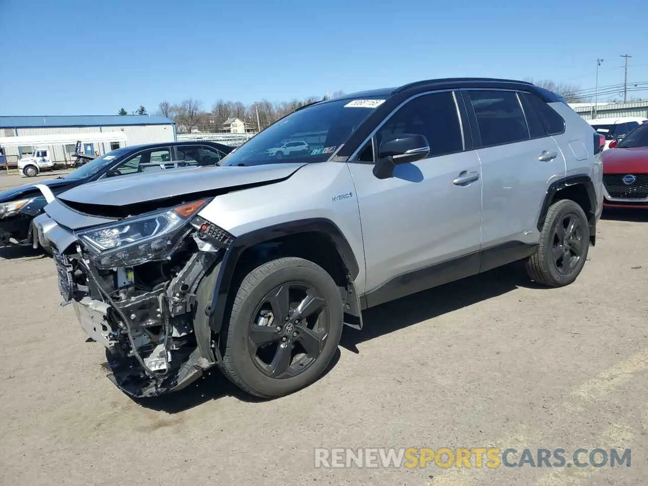 1 Фотография поврежденного автомобиля 2T3E6RFV4MW024394 TOYOTA RAV4 2021
