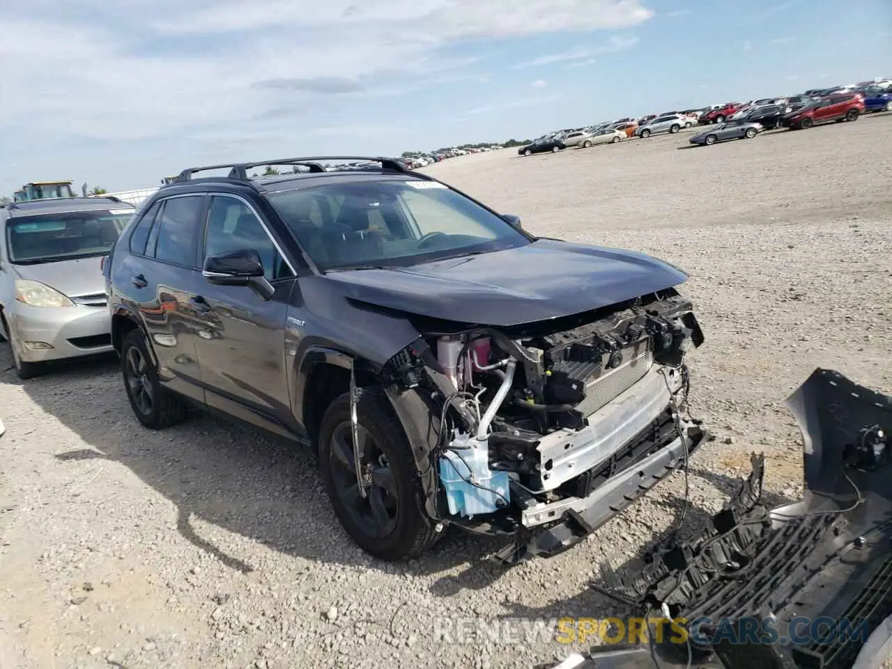 1 Photograph of a damaged car 2T3E6RFV8MW024155 TOYOTA RAV4 2021