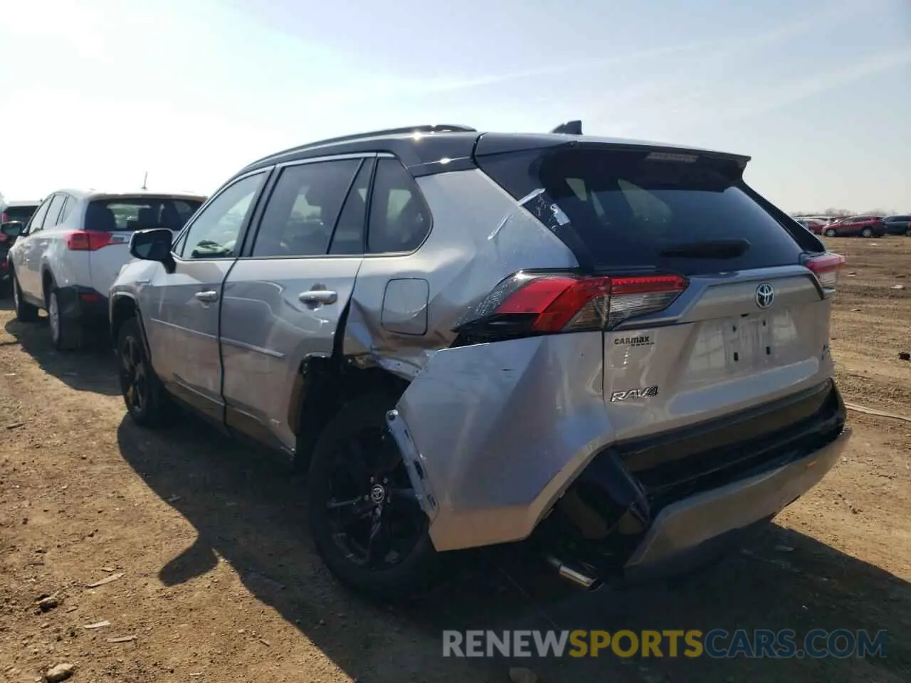 2 Photograph of a damaged car 2T3E6RFV9MW013200 TOYOTA RAV4 2021