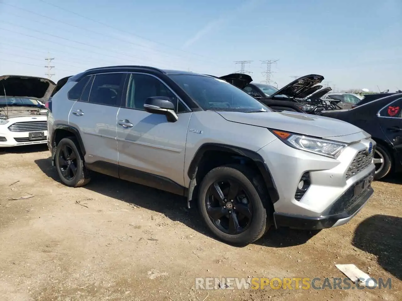 4 Photograph of a damaged car 2T3E6RFV9MW013200 TOYOTA RAV4 2021