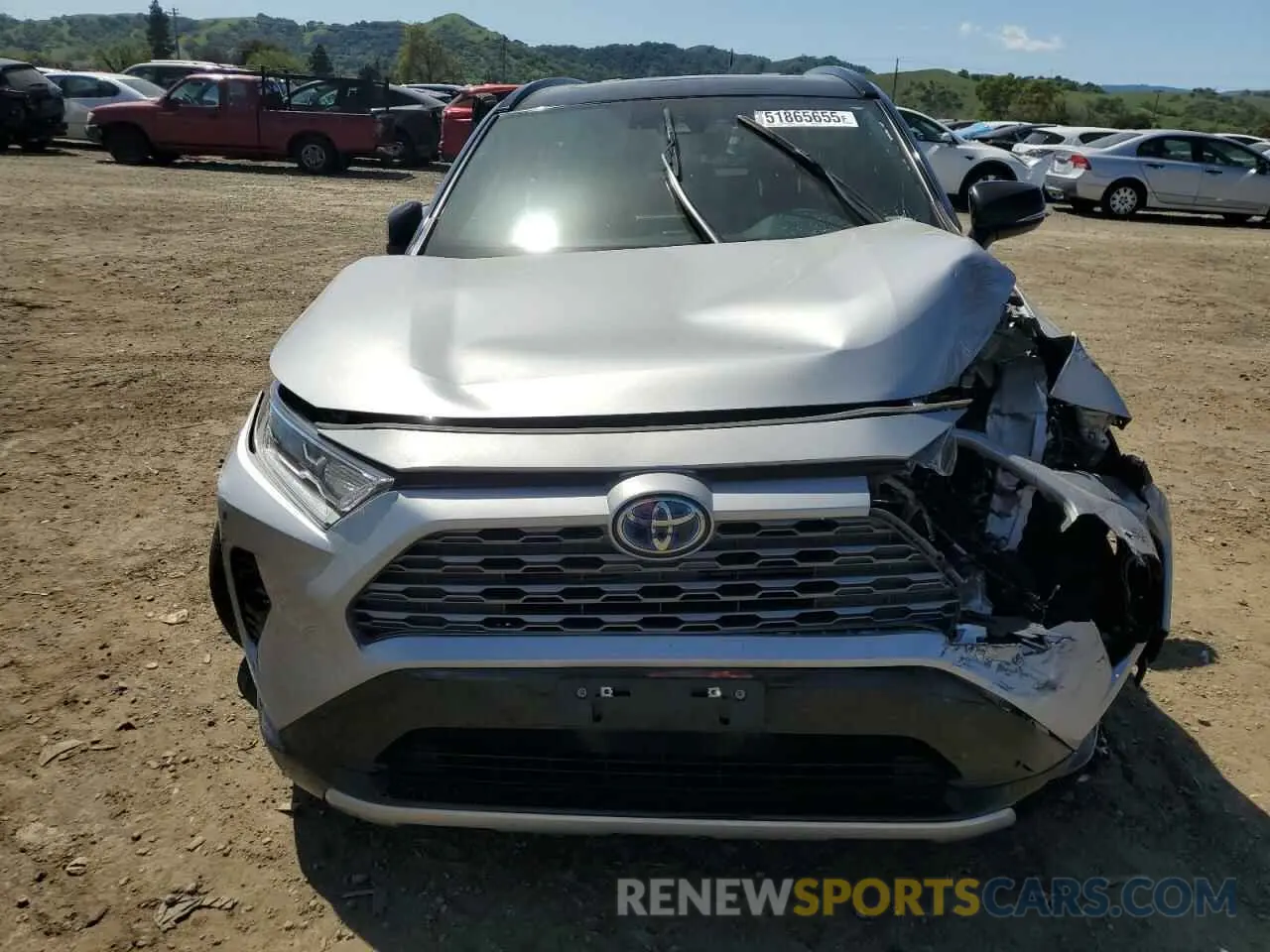 5 Фотография поврежденного автомобиля 2T3E6RFVXMW025145 TOYOTA RAV4 2021
