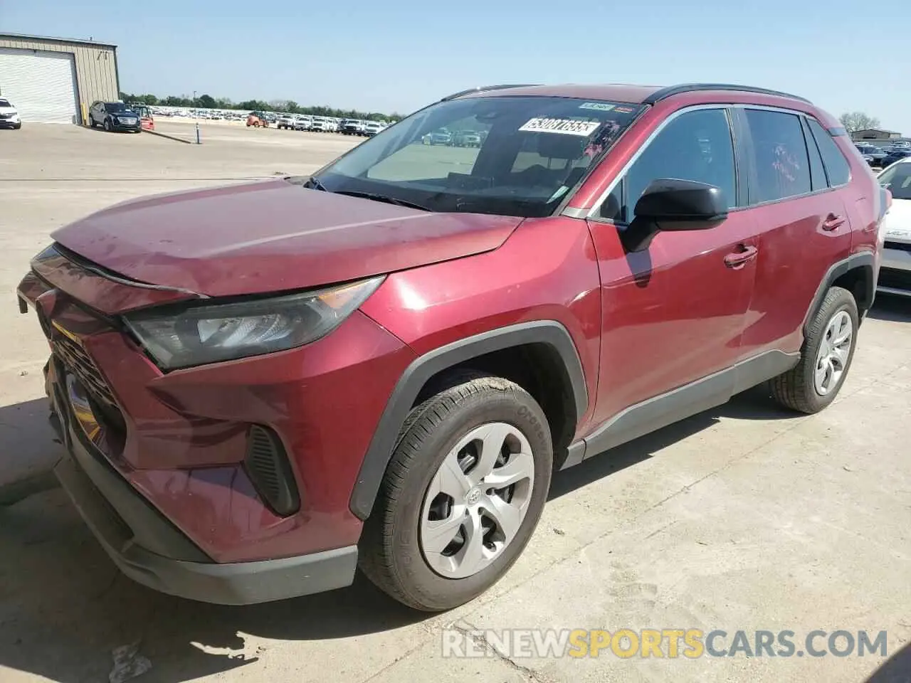 1 Фотография поврежденного автомобиля 2T3F1RFV0MW185232 TOYOTA RAV4 2021