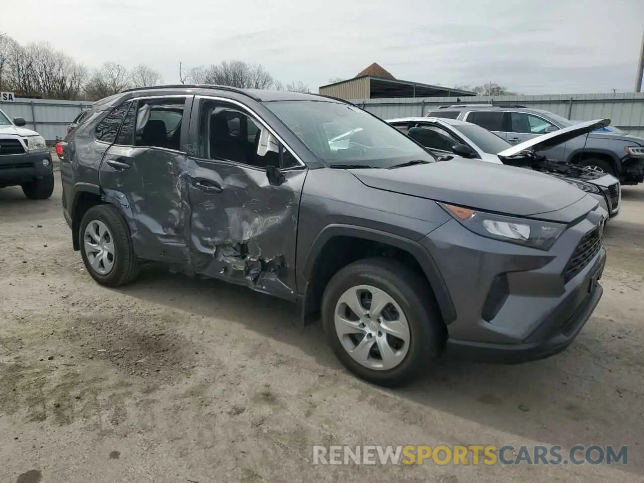 4 Photograph of a damaged car 2T3F1RFV1MC241518 TOYOTA RAV4 2021