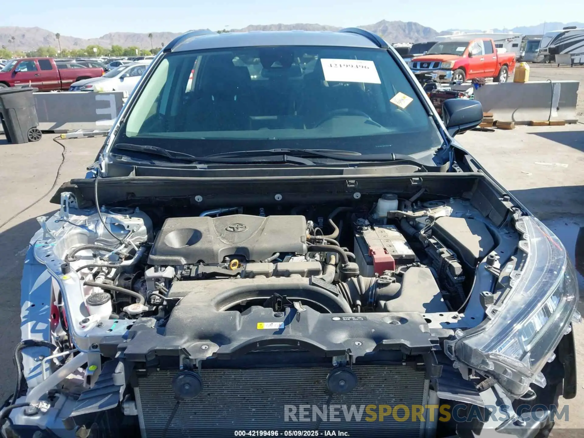 10 Photograph of a damaged car 2T3F1RFV1MC249117 TOYOTA RAV4 2021