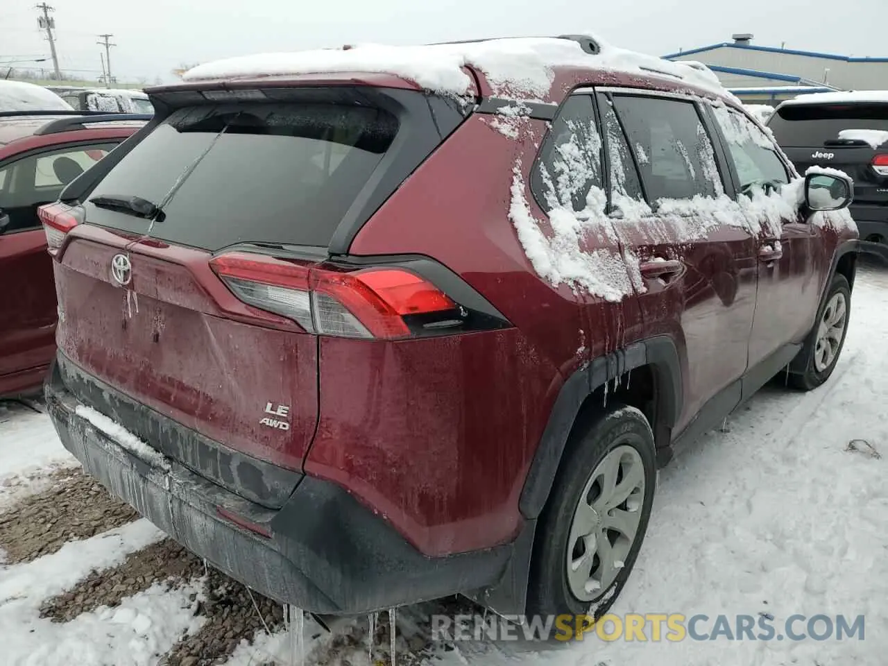 3 Фотография поврежденного автомобиля 2T3F1RFV1MW159612 TOYOTA RAV4 2021