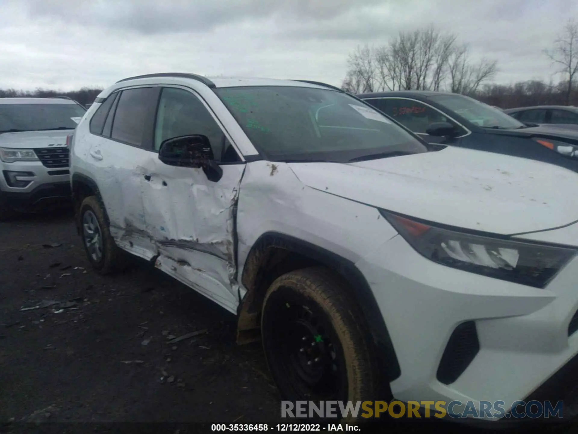 6 Фотография поврежденного автомобиля 2T3F1RFV1MW164101 TOYOTA RAV4 2021