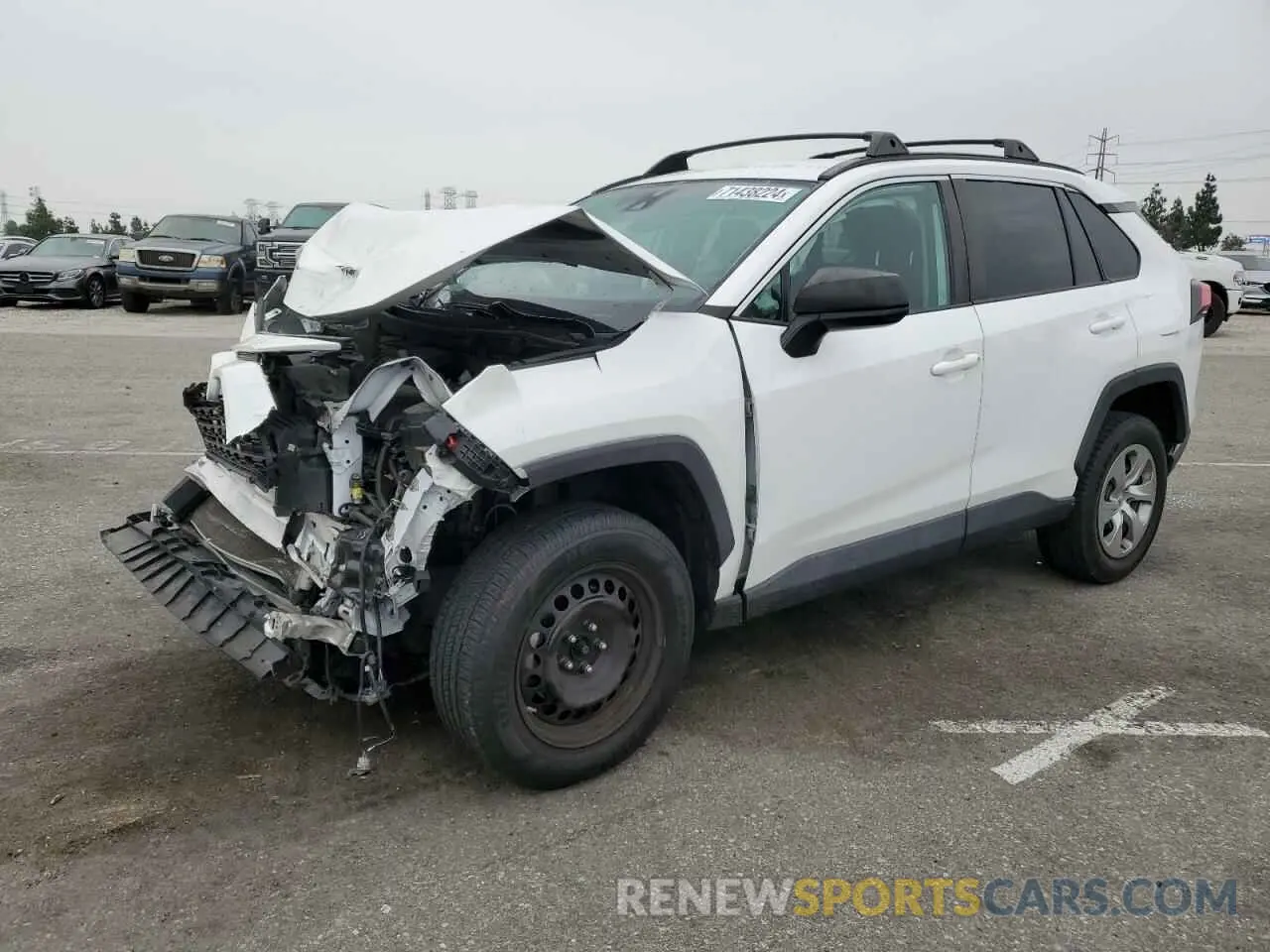 1 Photograph of a damaged car 2T3F1RFV1MW199432 TOYOTA RAV4 2021