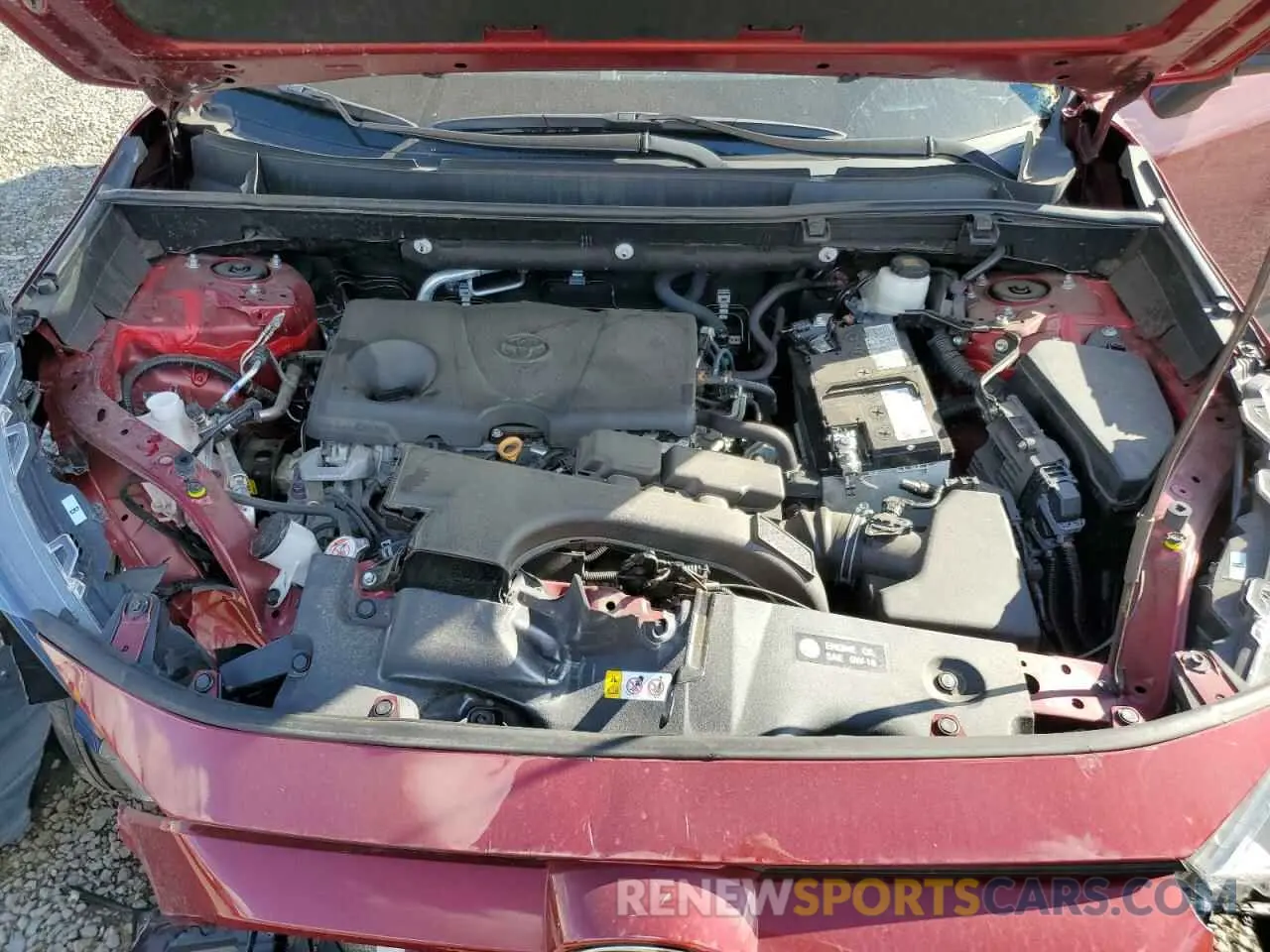 12 Фотография поврежденного автомобиля 2T3F1RFV1MW228878 TOYOTA RAV4 2021