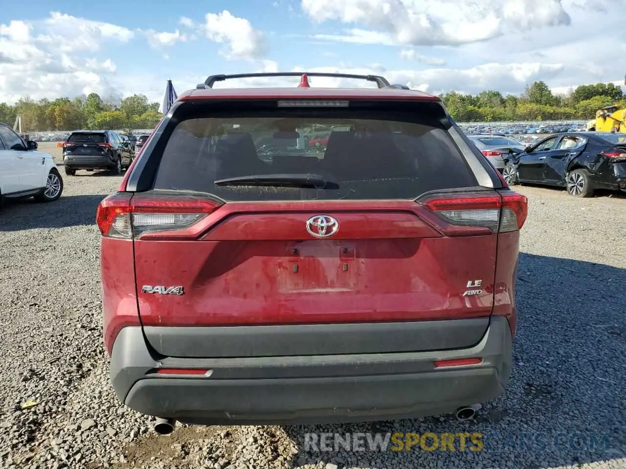 6 Фотография поврежденного автомобиля 2T3F1RFV1MW228878 TOYOTA RAV4 2021
