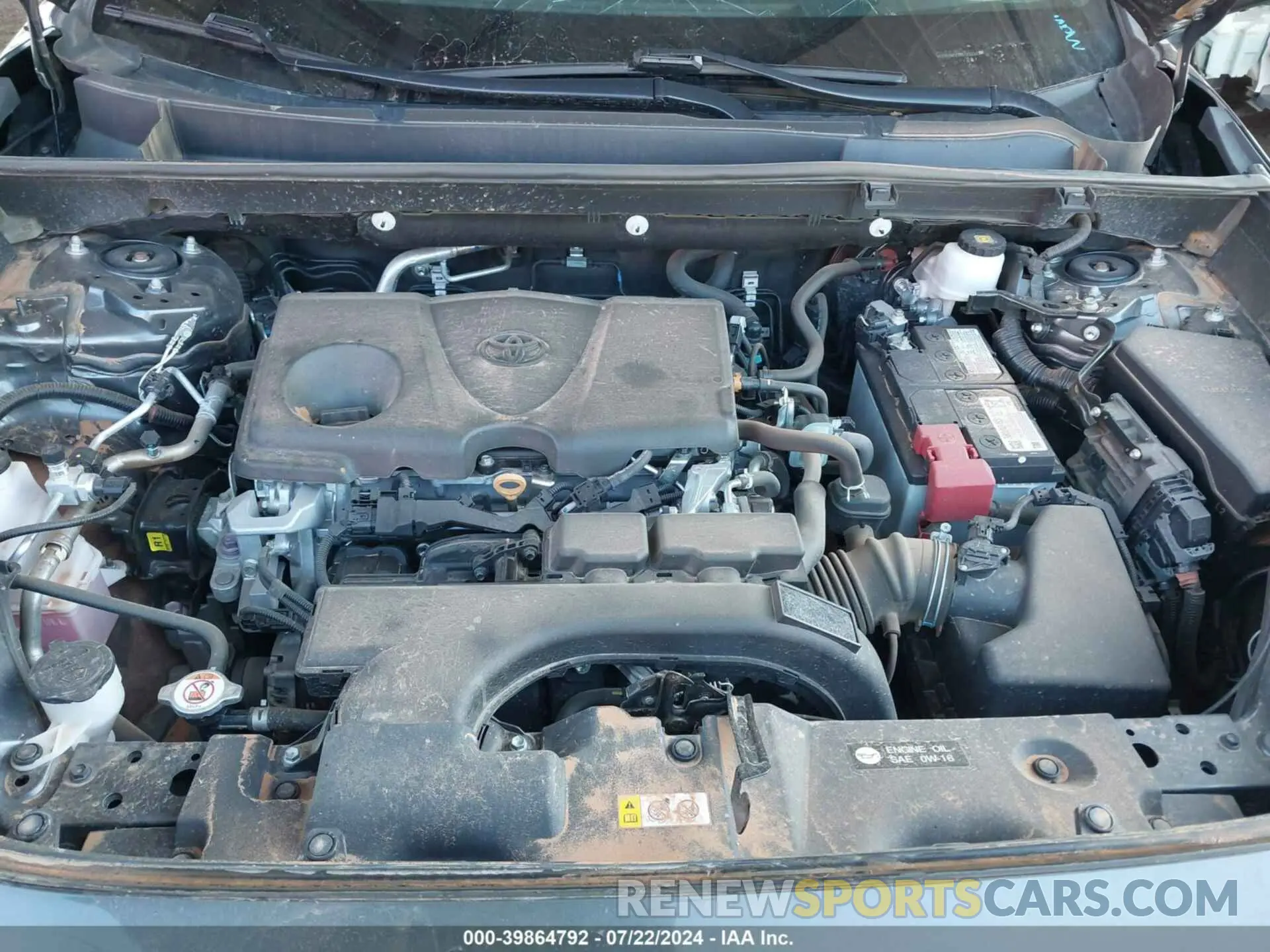 10 Фотография поврежденного автомобиля 2T3F1RFV2MC172242 TOYOTA RAV4 2021
