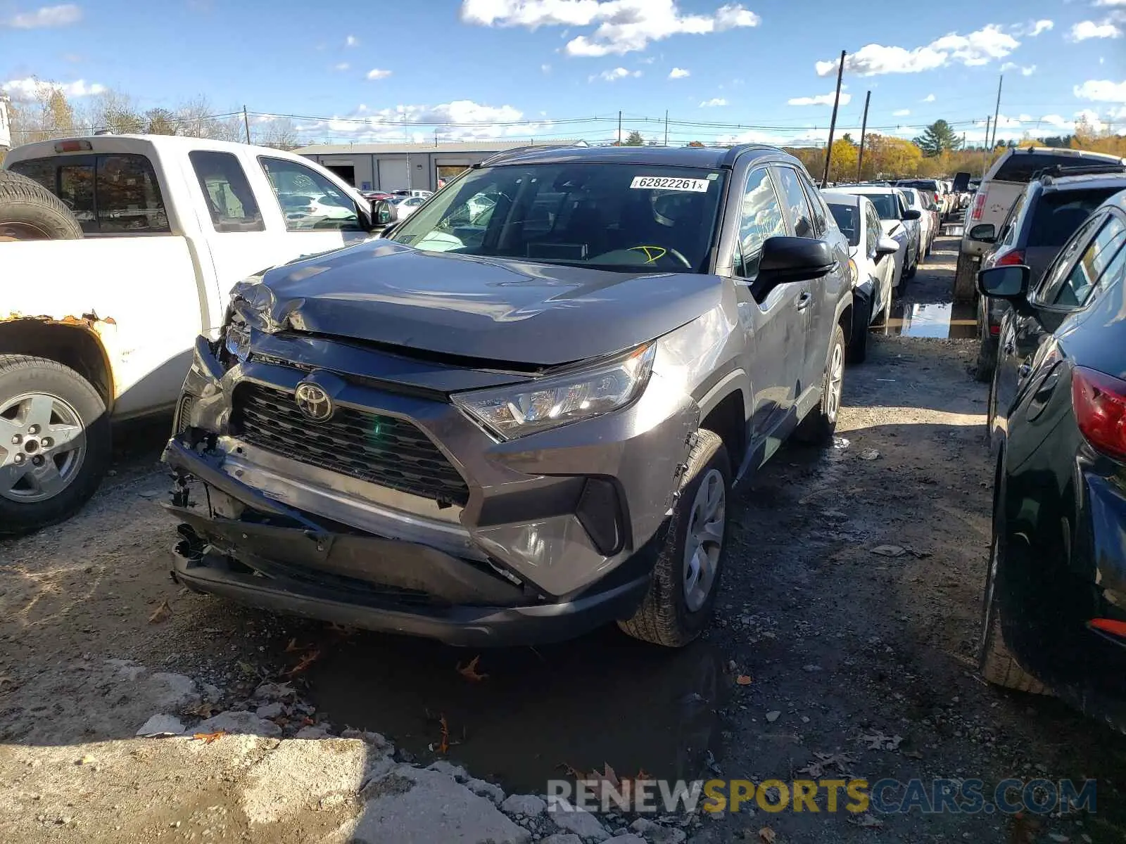 2 Photograph of a damaged car 2T3F1RFV2MC199439 TOYOTA RAV4 2021