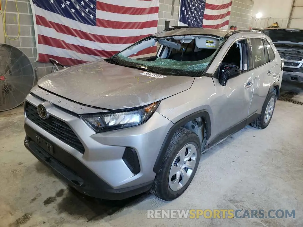 2 Фотография поврежденного автомобиля 2T3F1RFV2MC214148 TOYOTA RAV4 2021