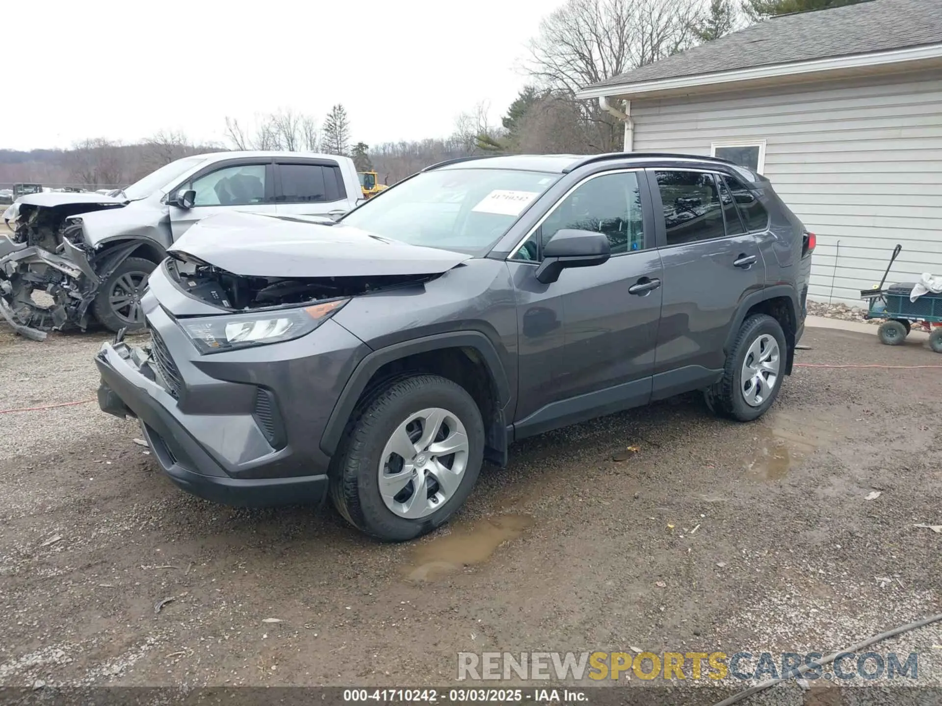 2 Photograph of a damaged car 2T3F1RFV2MC245870 TOYOTA RAV4 2021