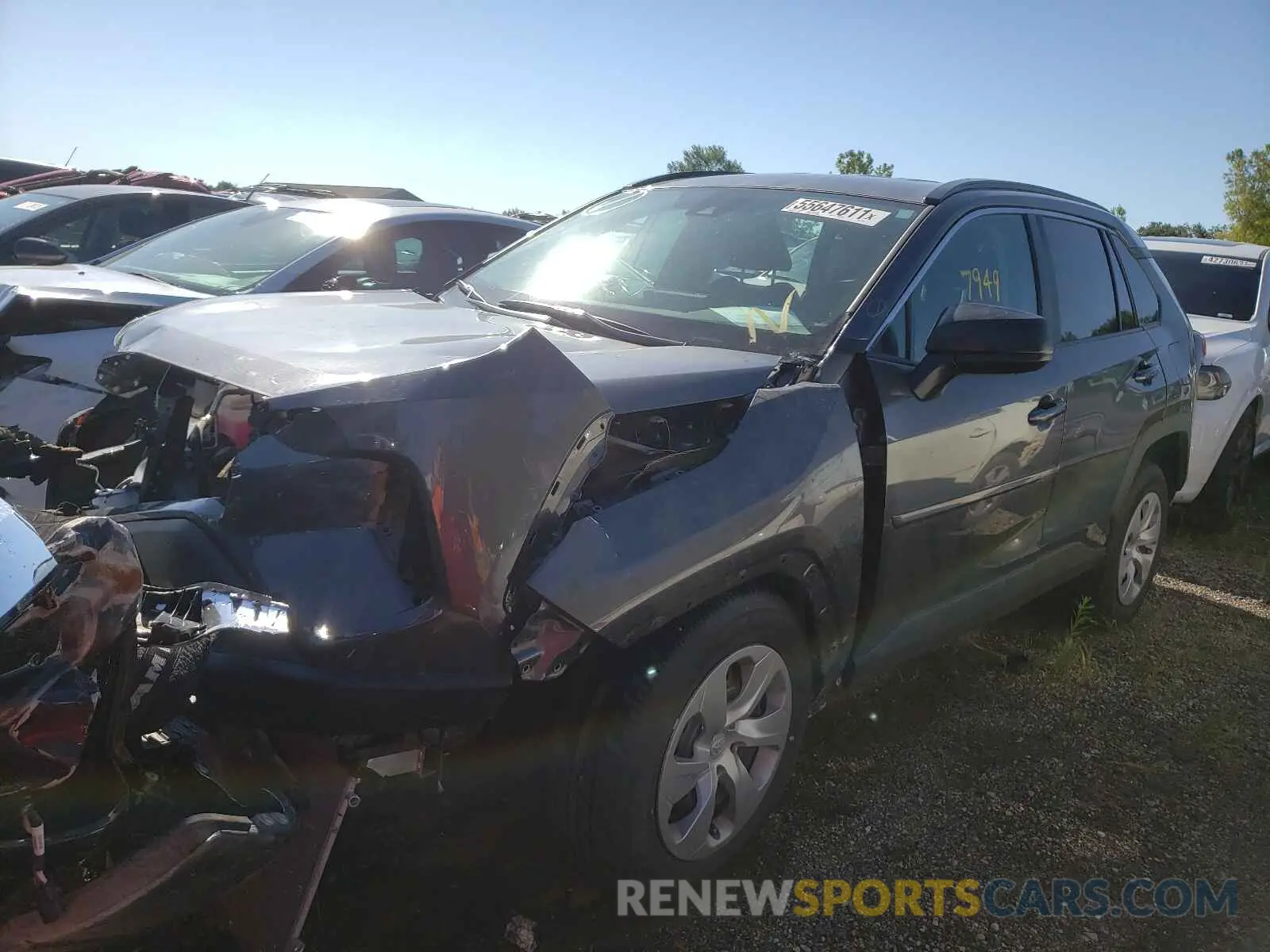 2 Photograph of a damaged car 2T3F1RFV2MW156041 TOYOTA RAV4 2021