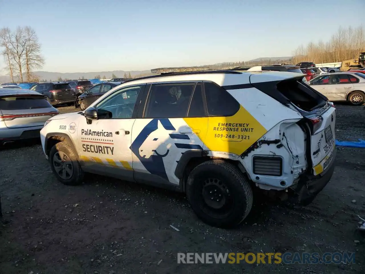 2 Photograph of a damaged car 2T3F1RFV3MC239320 TOYOTA RAV4 2021