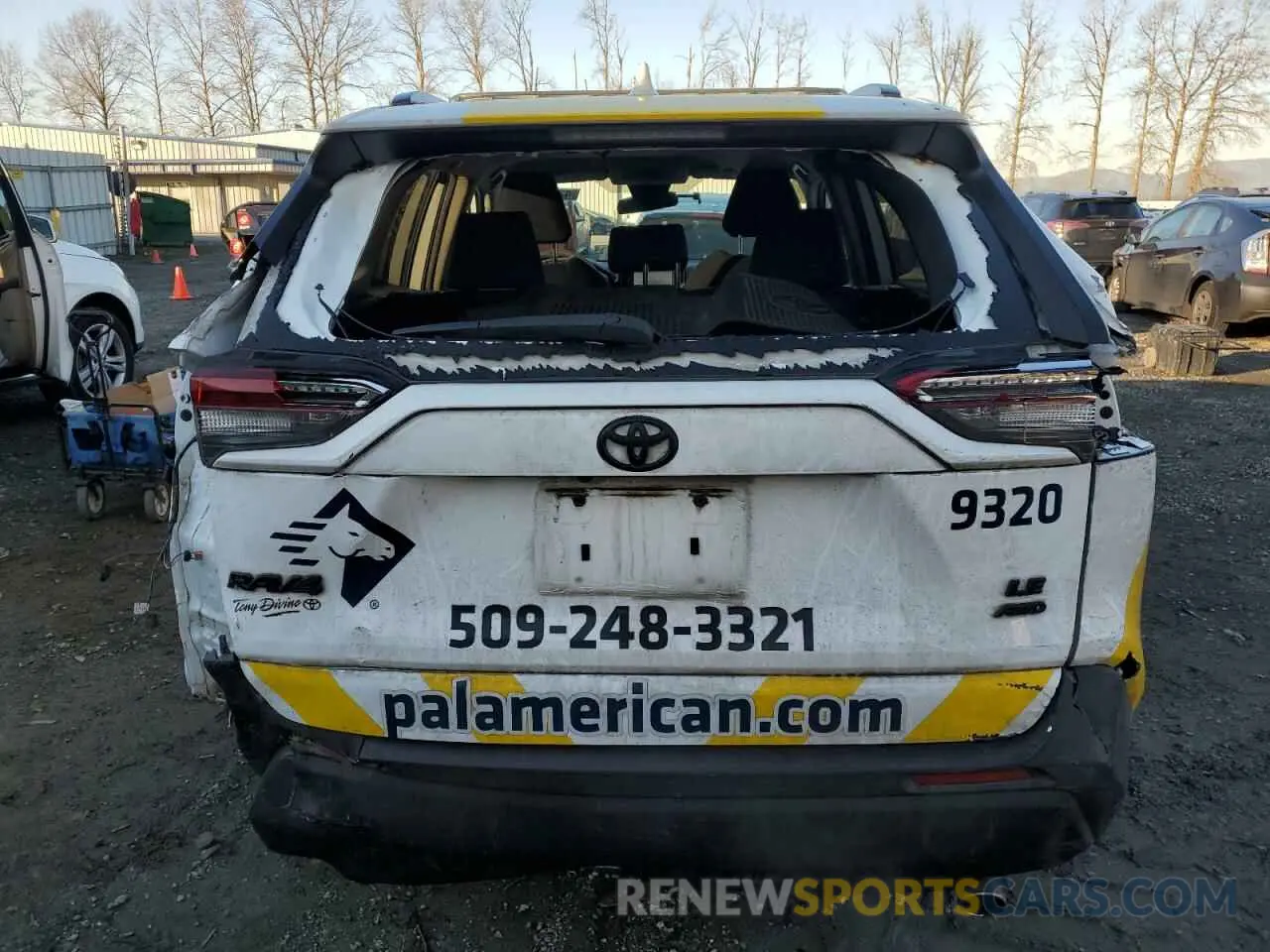6 Photograph of a damaged car 2T3F1RFV3MC239320 TOYOTA RAV4 2021