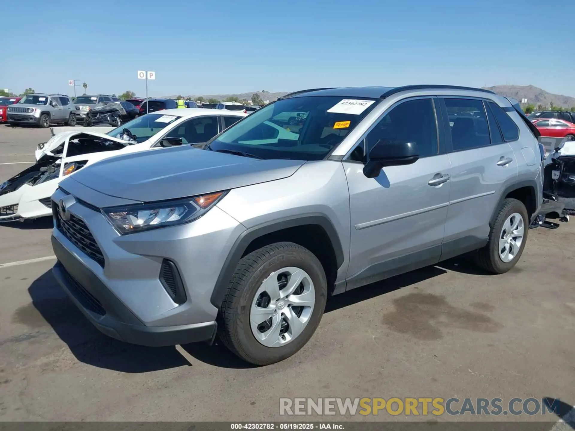 2 Фотография поврежденного автомобиля 2T3F1RFV3MC255422 TOYOTA RAV4 2021