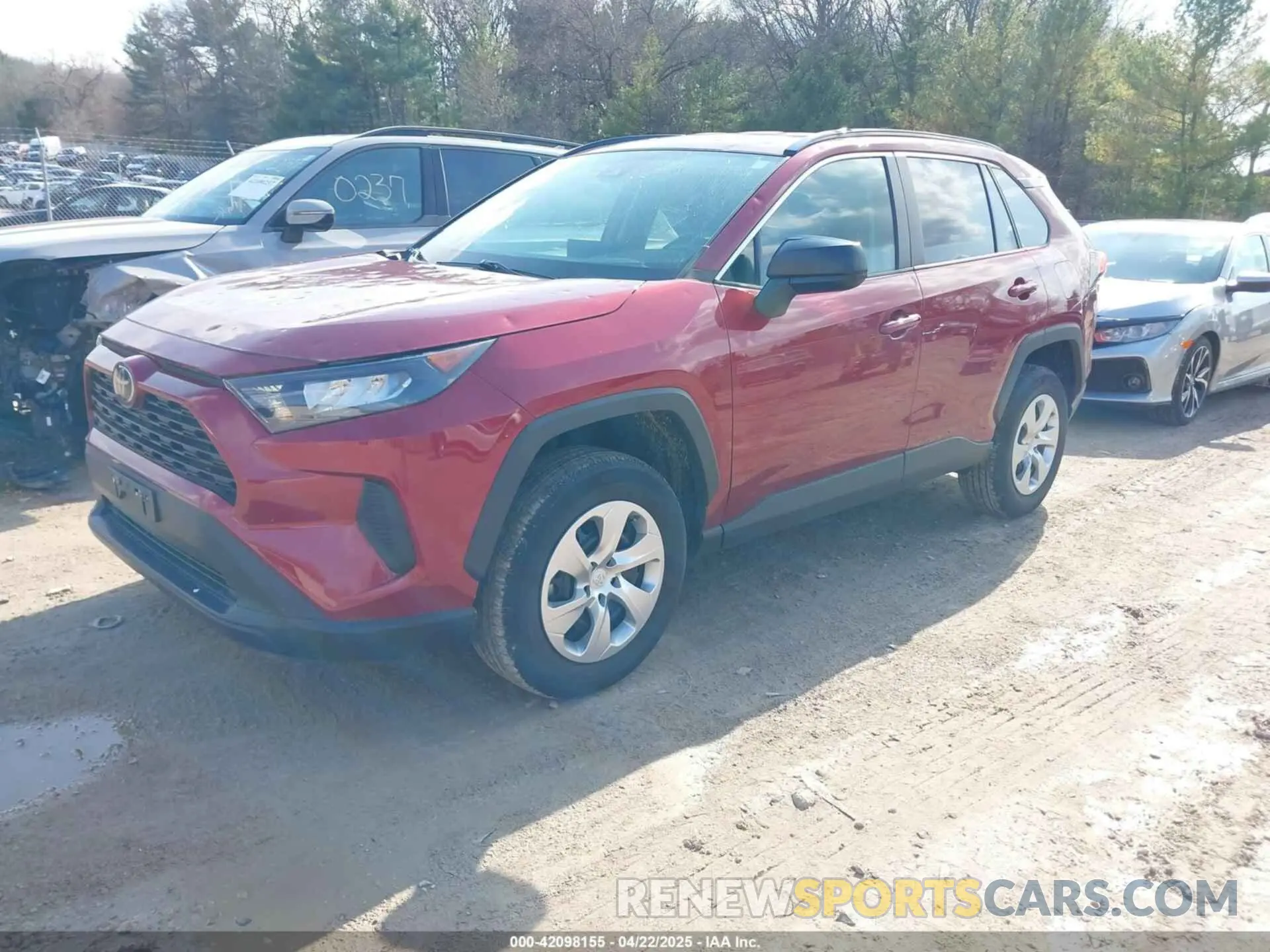 2 Фотография поврежденного автомобиля 2T3F1RFV3MW207093 TOYOTA RAV4 2021
