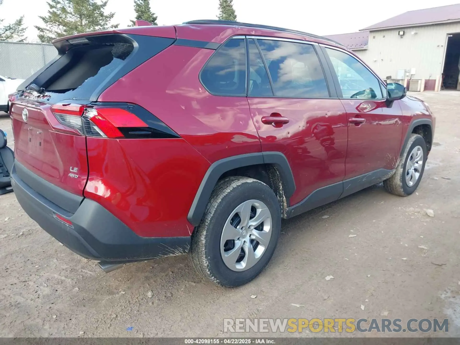 4 Фотография поврежденного автомобиля 2T3F1RFV3MW207093 TOYOTA RAV4 2021