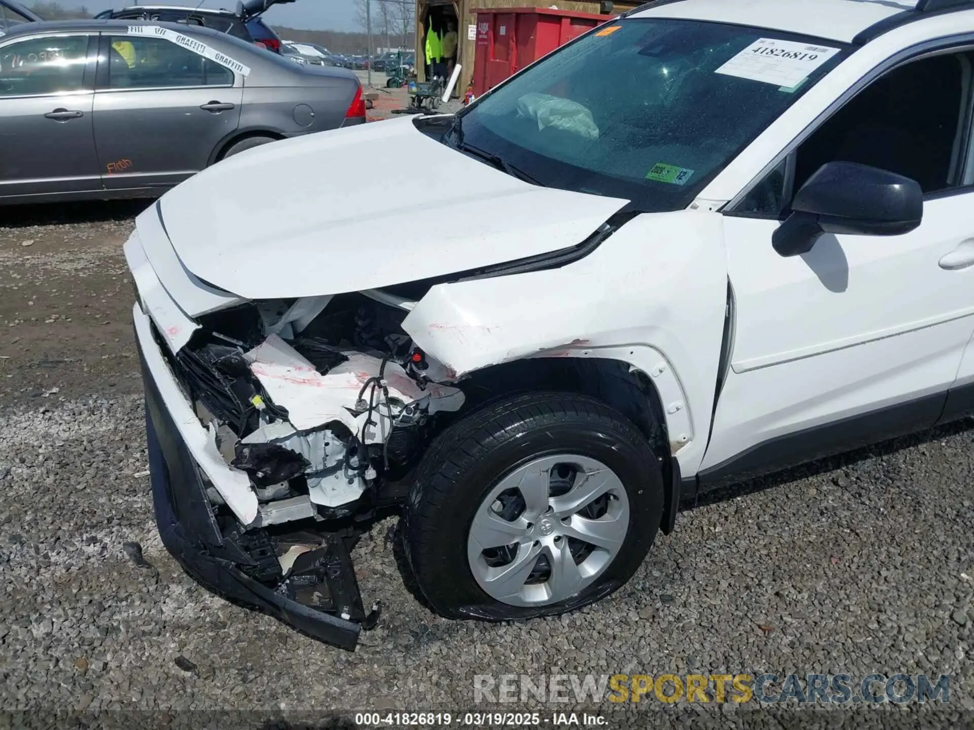 6 Photograph of a damaged car 2T3F1RFV4MC216967 TOYOTA RAV4 2021
