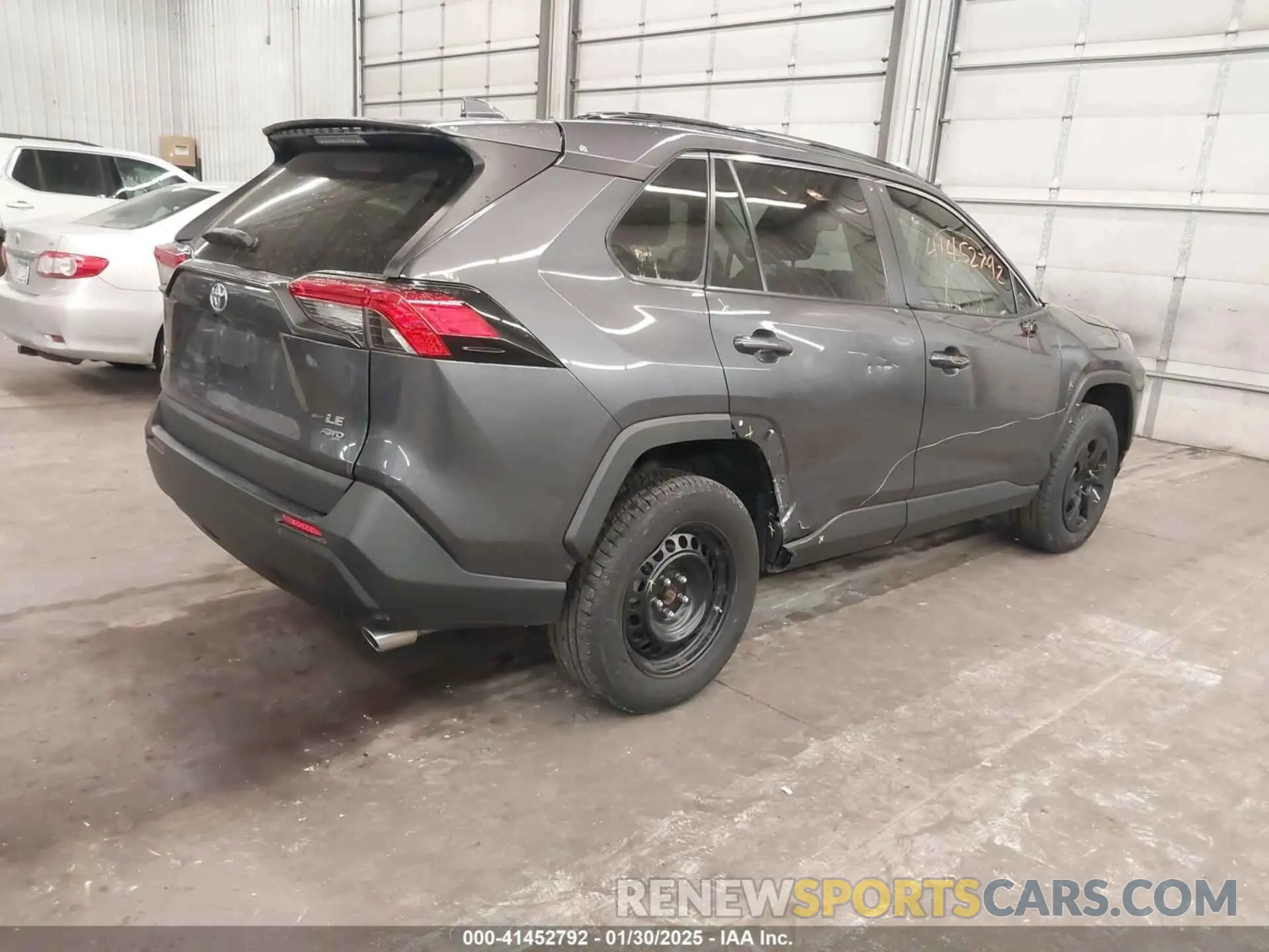 4 Фотография поврежденного автомобиля 2T3F1RFV4MW185783 TOYOTA RAV4 2021
